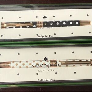 Kate Spade Black and White with Dots Ballpoint Pens